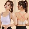 Women's High-Impact Shockproof Sports Bra with Strappy Back