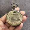 Engraved Vintage Quartz Pocket Watch Pendant Vintage Pocket Watch
