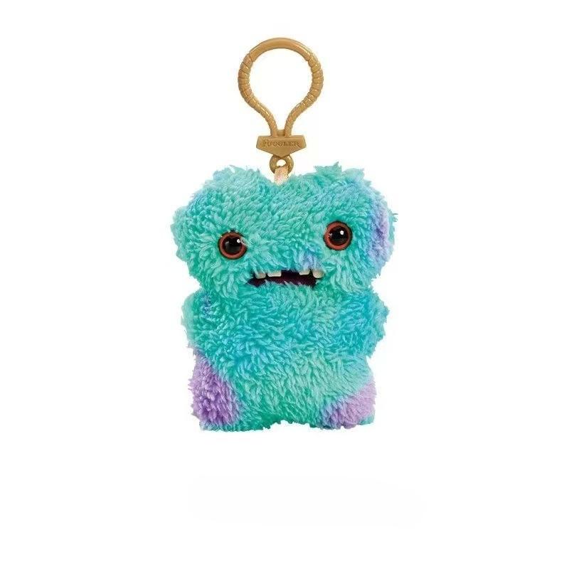 Cartoon Fuggler Plush Toy Keychain Funny Teeth Monster Rabbit Stuffed Doll Gifts Bag Pendant