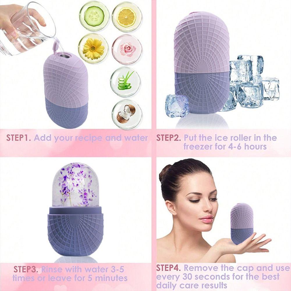 Silicone Eye Beauty Massage Reusable Ice Cube Trays Ice Globe Balls Beauty Skin Care Tool