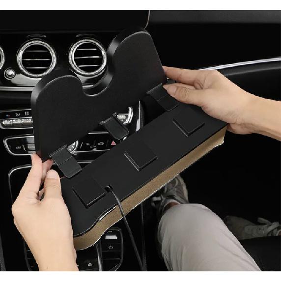 Car Storage Box Seat Crevice Car Seam Storage Box Multifunctional Charging Storage Organizer Interior Supplies Stowing Tidying