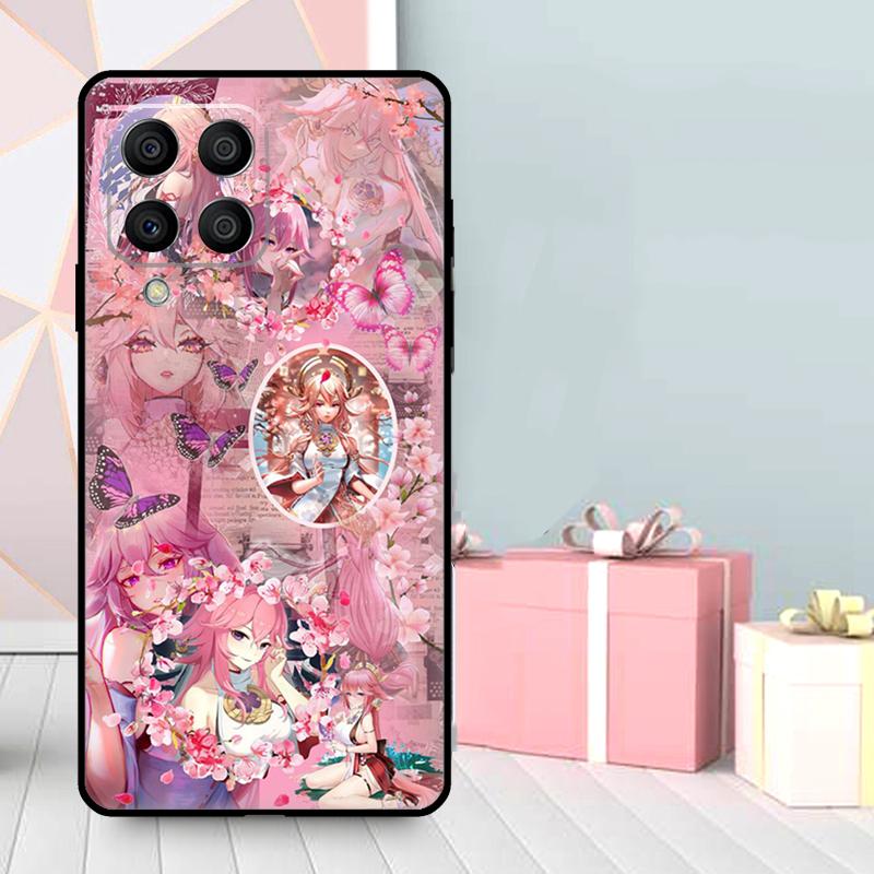 Yae Miko Genshin Impact Case For Samsung Galaxy M06 M11 M31 M14 M34 M54 M12 M32 M52 M15 M13 M16 M36 M56 M53 M35 M55