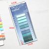 Solid Color Sticky Note Index Label Book Notebook Page Marker Paper Bookmark Tearable Waterproof Stationary Stickers