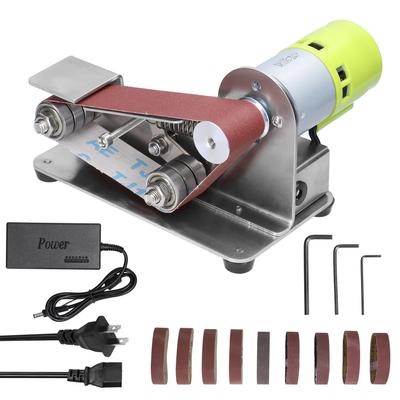 Wielofunkcyjna szlifierka Mini elektryczna szlifierka taśmowa DIY Szlifierka do polerowania Krawędzie tnące