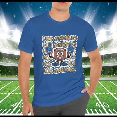 Los Angeles T-Shirt Retro LA Football Graphic Tee Vintage Style Mascot Shirt