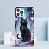 Anime Cat Rain Animal Phone Case For IPhone 16 17 Air 16E 15 14 Plus 13 Mini 12 11 Pro Max 7 8 + SE 2020 Soft TPU Back Cover 16