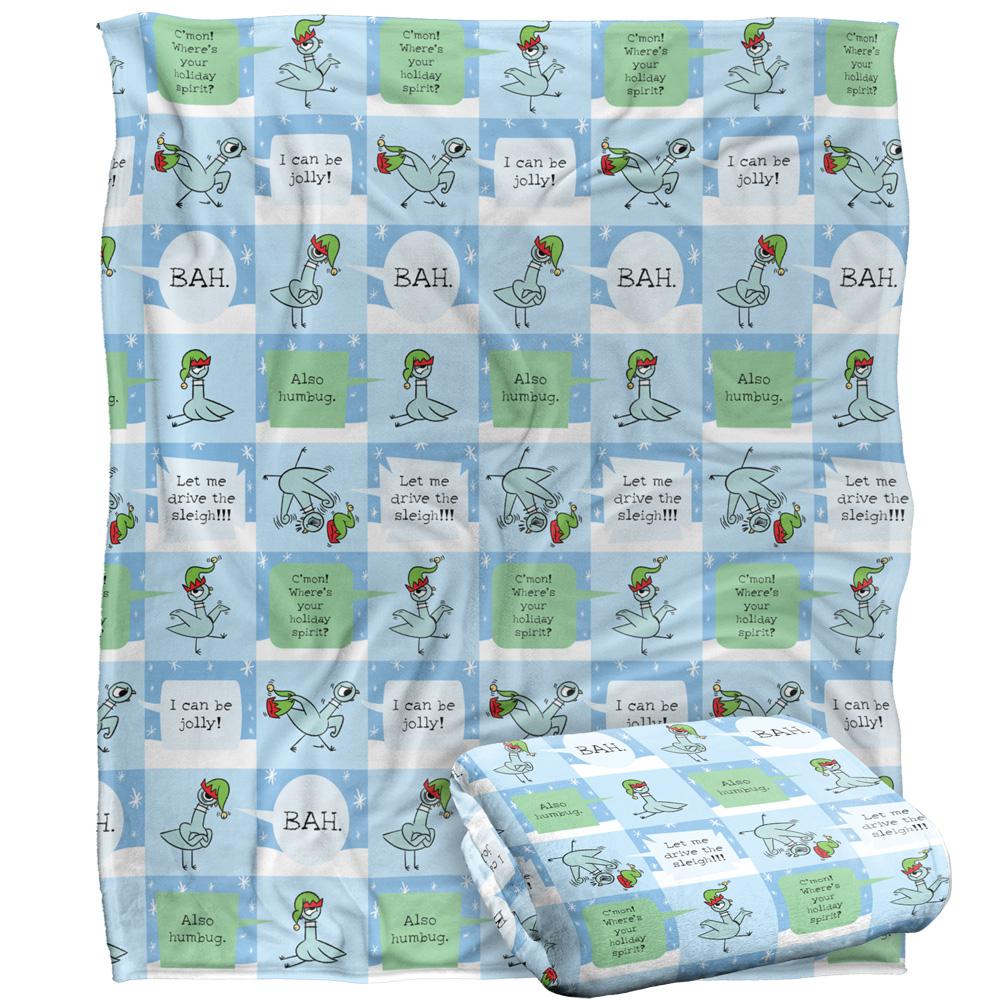 The Pigeon Dont Let Drive The Silky Sleigh Supersoft Blanket