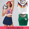2026 WK vrouwenvoetbal vest sneldrogend nieuw grensoverschrijdend shirt yogatop zomer