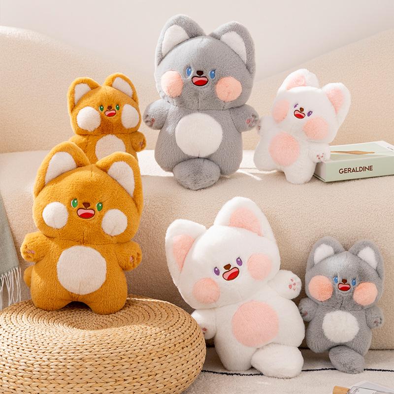 Cute Cat Doll Plush Toy Fat Orange Cat Doll Children Sleeping On Bed Rag Doll Girl Gift