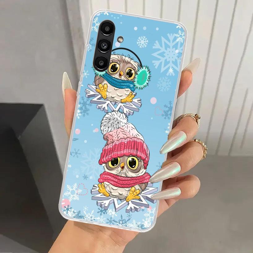 Cartoon Cute Owl LoveLy Phone Case for Samsung Galaxy A16 A26 A36 A56 A15 A25 A35 A55 A14 A24 A34 A54 A13 A23 A33 A53 A05S A04S