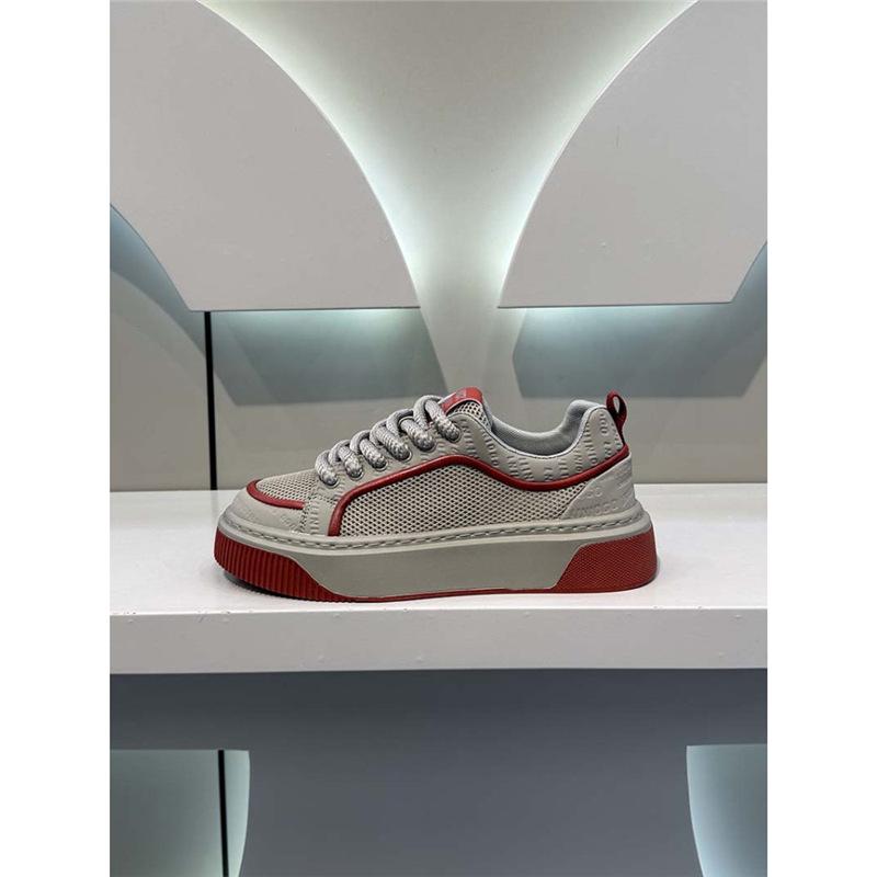 Summer casual board shoes mesh breathable soft sole comfortable sports shoes qs