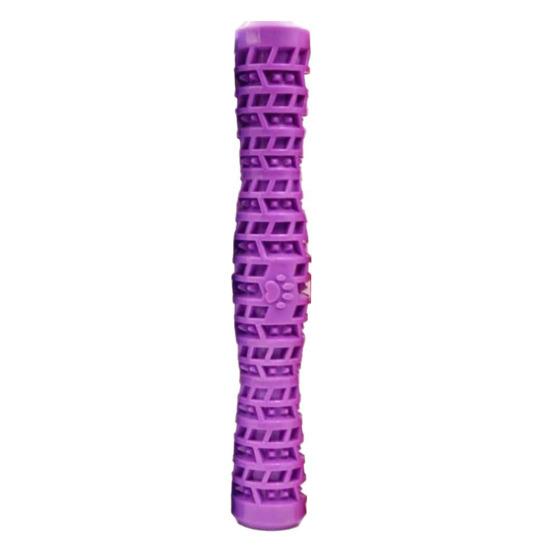 Dog Chew Stick Toy Squeaky Dog Teething Toy Textured Teeth Cleaning Dog Stick Toy for Aggressive Chewers