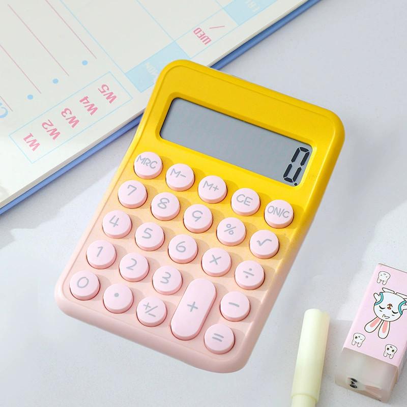 

Цифра 8 Мини Градиентный Калькулятор Студенческие Канцтовары Офис Электронный Учебник Yellow Pink