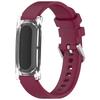Bracelet de montre de remplacement en silicone, bracelet réglable et respirant, boîtier transparent pour Google Fitbit Air