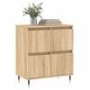 Vidaxl Chest of Drawers, Sonoma Oak, 60X35X70 Cm, Wood-Based Material