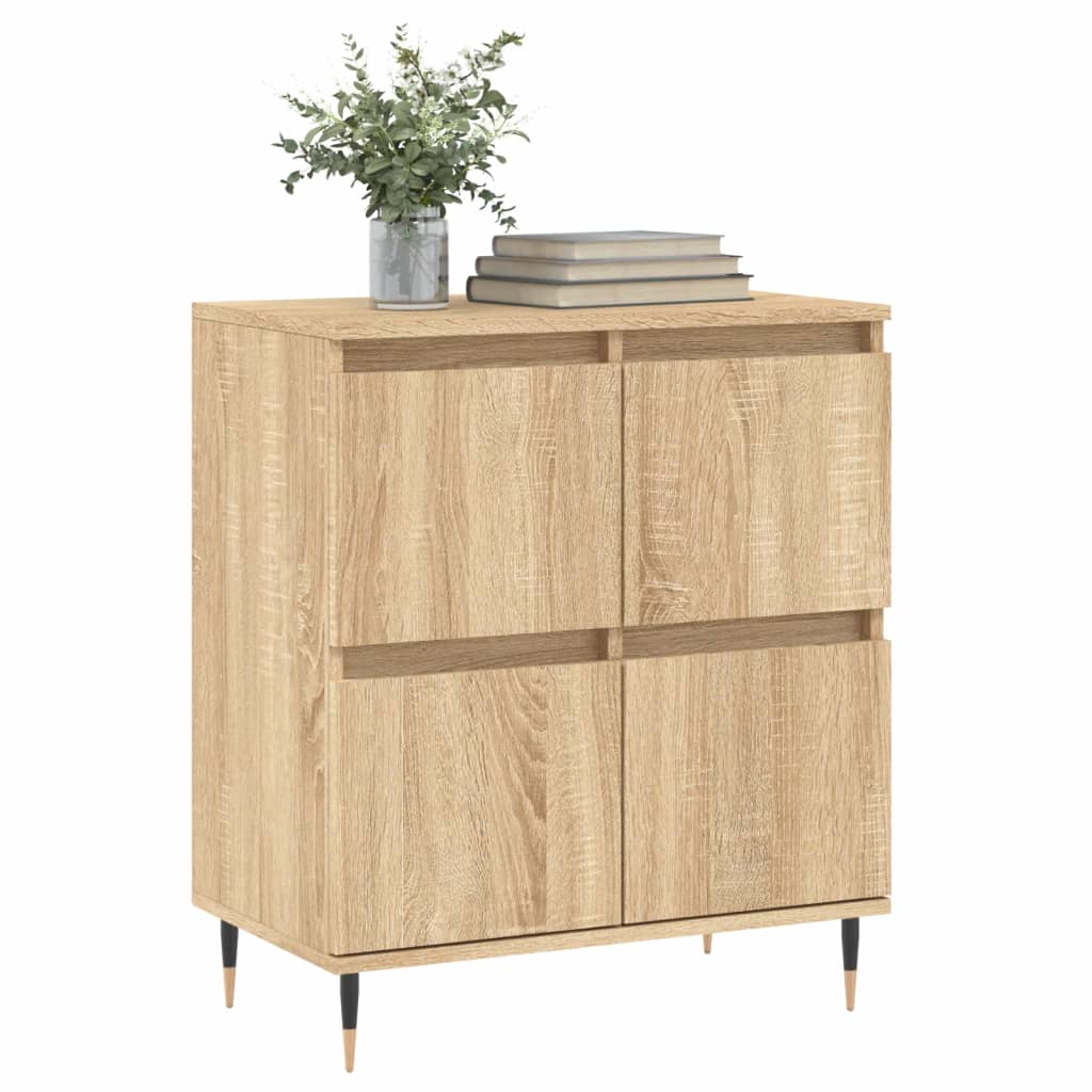 Vidaxl Chest of Drawers, Sonoma Oak, 60X35X70 Cm, Wood-Based Material