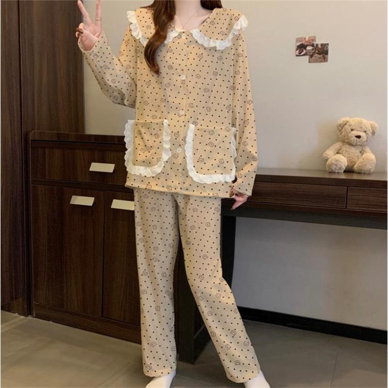 Women's Pajamas Set Pajamas 2-piece Set Airy Soft Casual Printed Pajamas