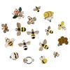 alloy Bee Charm Pendants multicolor Colorful Enamel Bee Earring Pendants  Sewing