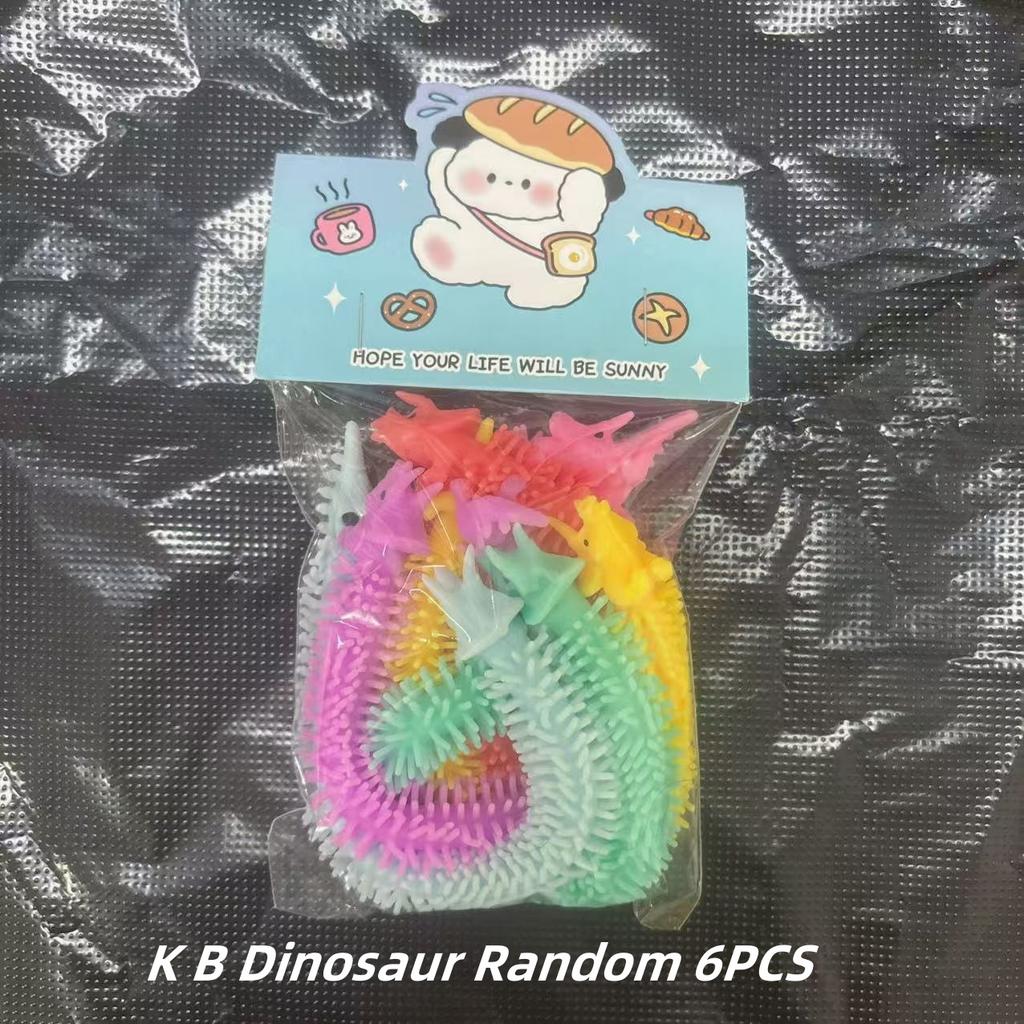 6 Pièces Jouets Fidget Vers à Tirer Licorne Drôle Ficelle Extensible Corde TPR Jouets Anti-Stress Ficelle Soulagement du Stress Jouet d'Évacuation Autisme