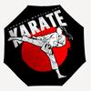 1 Stück Karate Japanischer Regenschirm - 8 Speichen verstärkt, Automatisches Öffnen, Leicht & Langlebig, Süßes Modeaccessoire für den Außenbereich, Strand oder Freizeit, Strand