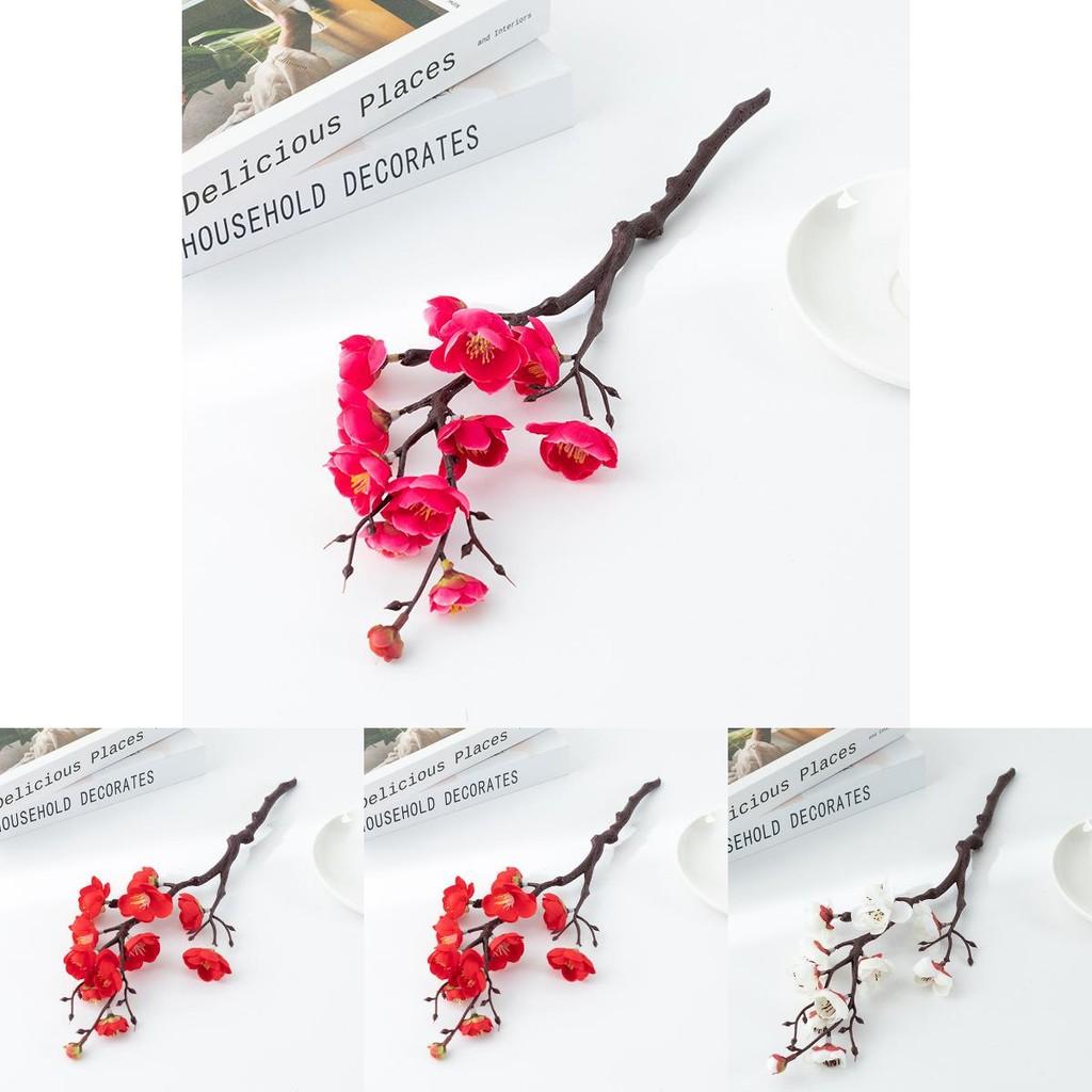 Home Decor Artificial Flower Branch With Silk Fabric For Wedding And Living Room Decor