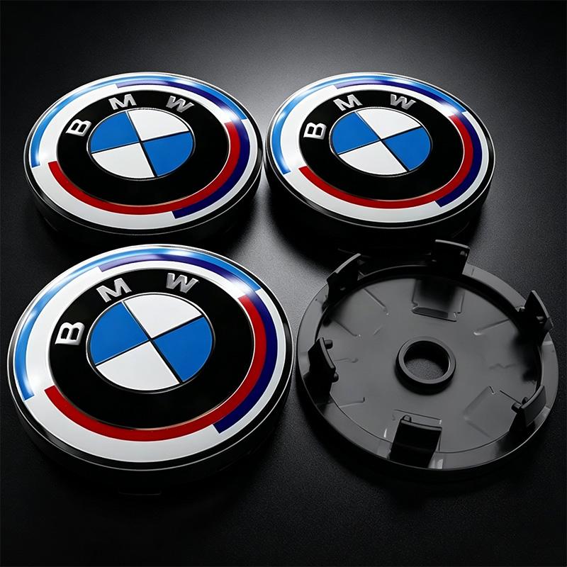 68/56mm 4Pcs Wheel Center Cover Wheel Hub Center Integrated Cover Badge For BMW 50TH E36 E60 E46 E90 E39 F30 E70 F20 X5 E53 G30 JK4