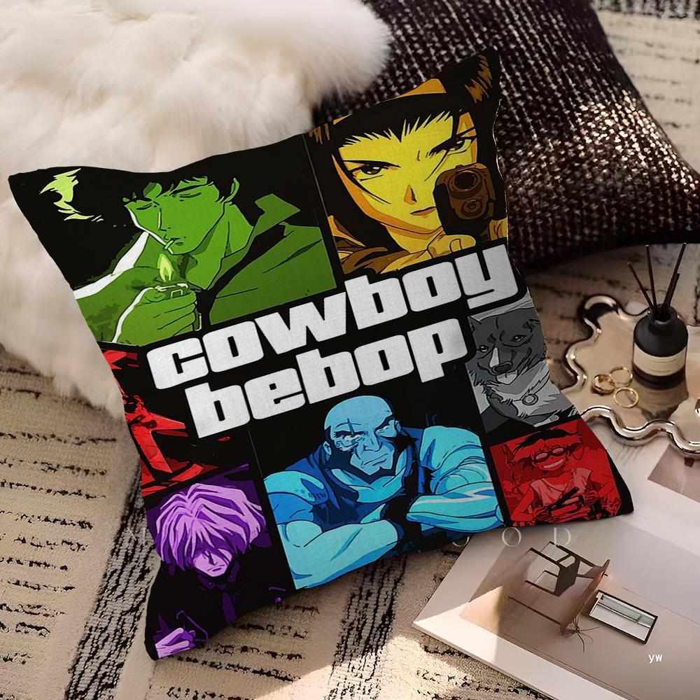 Povlaky na polštáře Cowboy Bebop Domácí ložní prádlo Dekorativní povlak na polštář Svatba Super měkký povlak na polštář