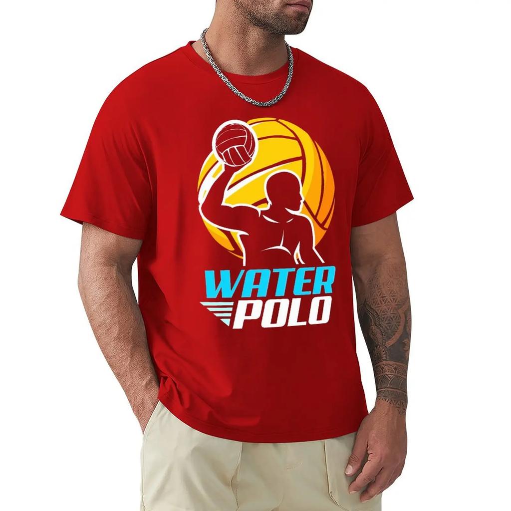 Water Polo Player T Shirts WoMen Man's T-shirt Cotton Summer Tshirts Short Sleeve Graphics T-shirts Tee Tops