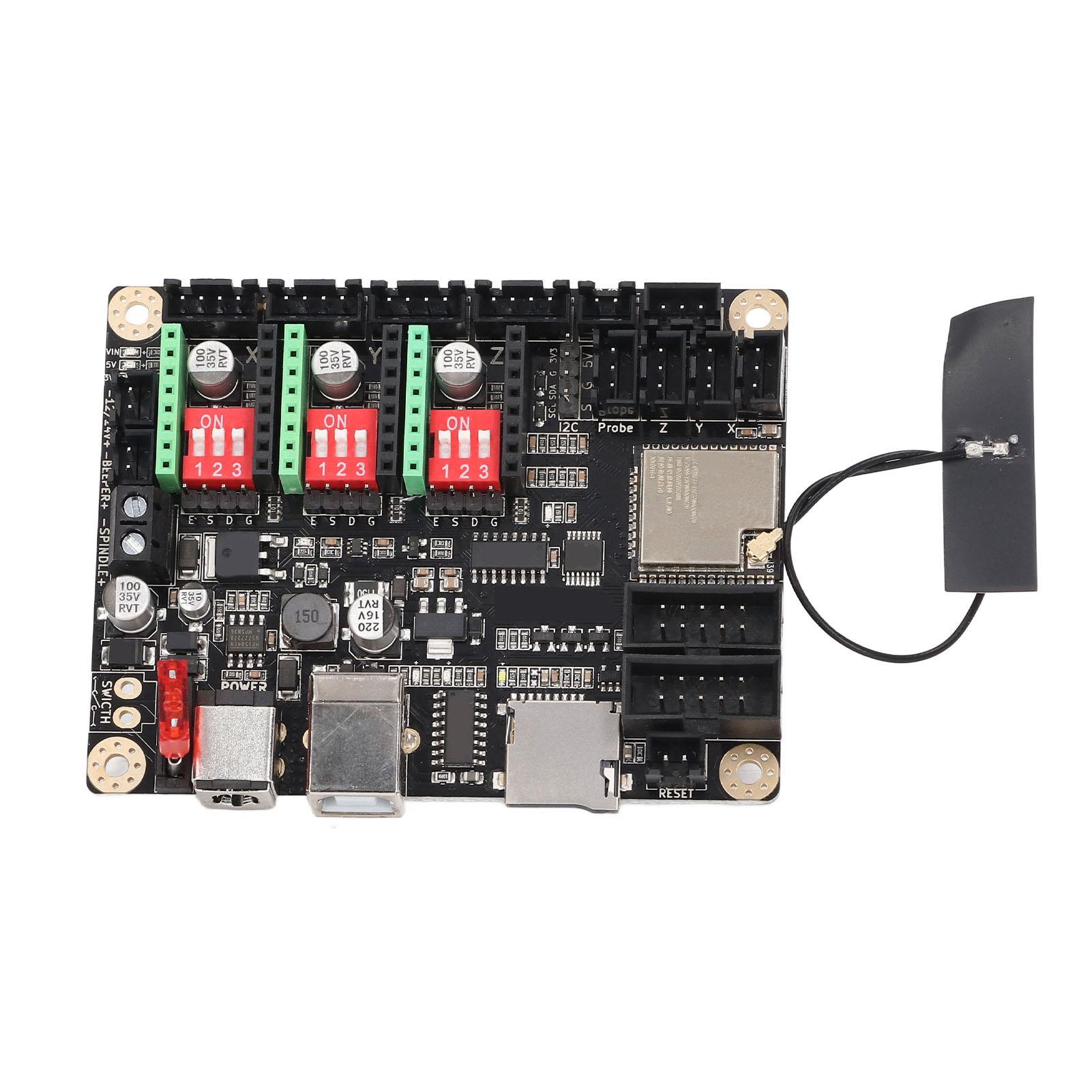 Carte mère contrôleur d'imprimante 3D 32 bits Carte de contrôle pour machine de gravure laser de bureau WIFI