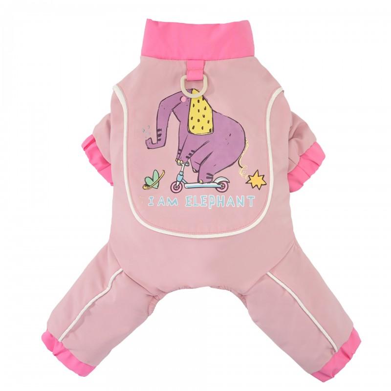 Winter Dog Four-Legged Cotton Coat Cartoon Print Pet Warm Outfit Small To Large Breeds