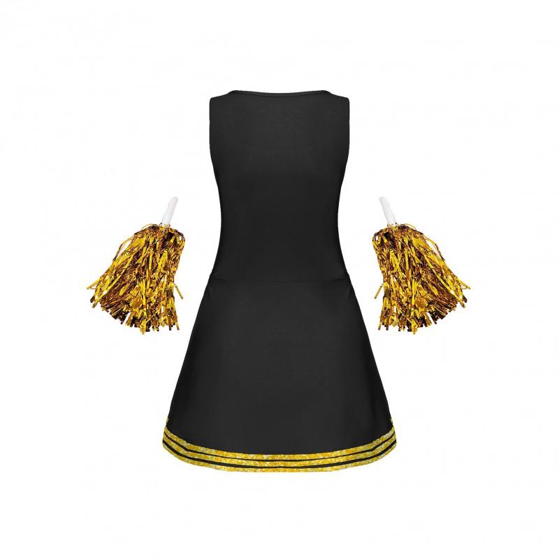Womens Halloween Cheerleading Costume Sleeveless Stage Performance Dress Adult Girls