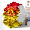 1 ks Pevný automatický deštník s 8 žebry, Deštník Manchester United Manchester City, Digitálně potištěný, Skládací deštník pro použití na cestách venku