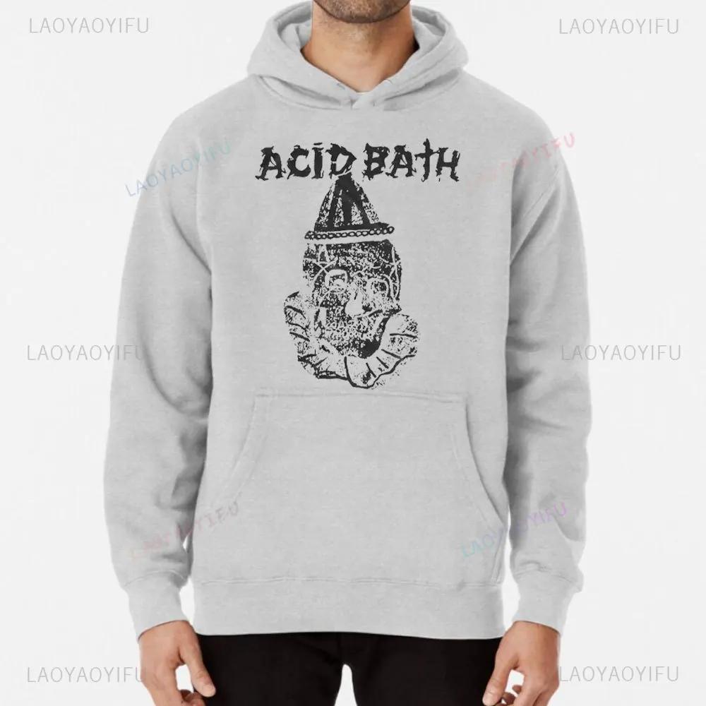Acid Bath Hoodie Men Gifts Sweatshirts Men's Clothing Sudadera Hombre Winter Long Sleeve Pullover Vintage Classics Streetwear