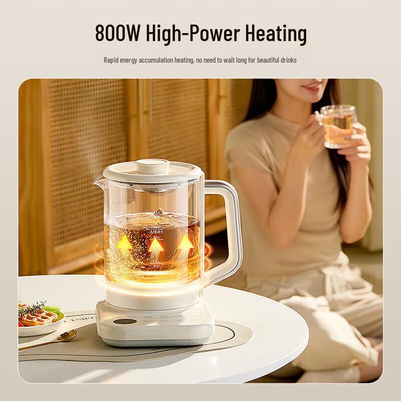 Midea 1.5L Pure Titanium Electric Health Kettle CN Plug (adapter Included)