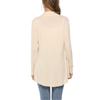 Women's Fashion Loose Casual Pocket Solid Colour Cardigan Jacket Top