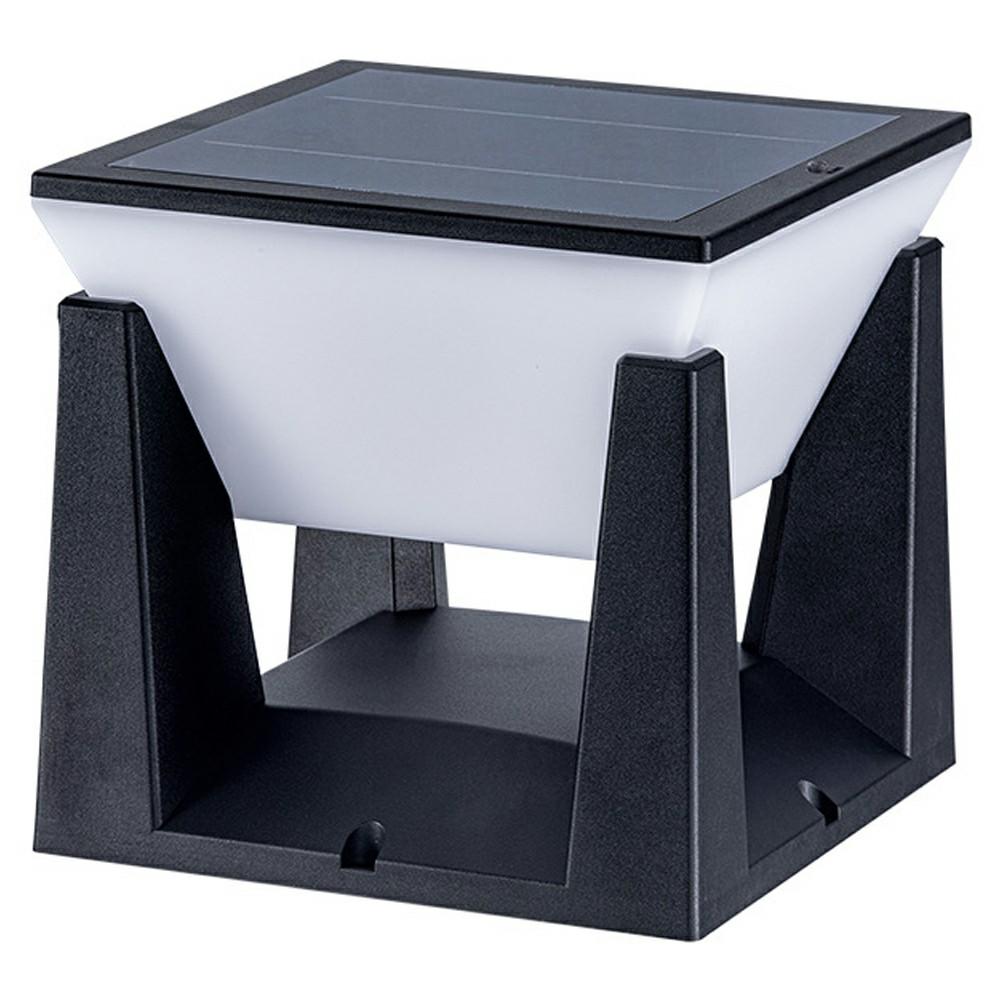 

Solar Wall Light Outdoor Waterproof 3 Color Modes Garden Lighting Decorative Ambiance Lamp Square Medium A