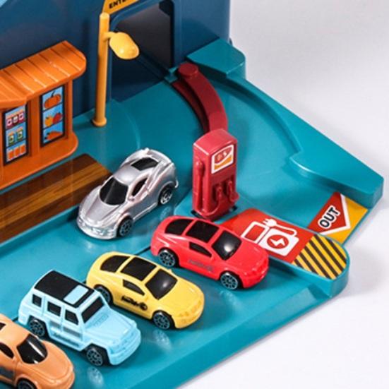 1 Set Dinosaurier Track Spielzeug mit Kleine Autos Karte Aufkleber Mountain Road Dino