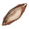 Michael Kors MK Jet Set Logo Zip Closure Coated Canvas Crossbody Bag Small Women bags Brown 35F4GTVC5L-LUGGAGE