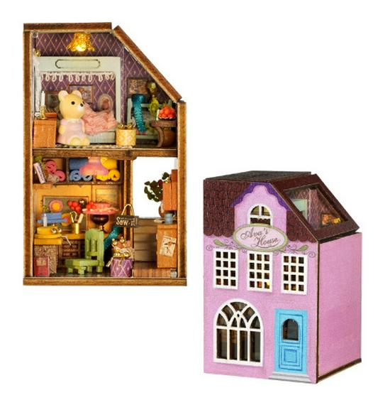Handmade Mini House Gift: Personalized Building Blocks for Boyfriend/Girlfriend's Home Decor