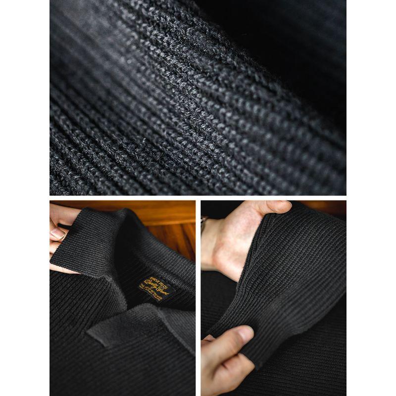Marden Lapel Polo Shirt Lazy Bedford Cord Sweater Parka