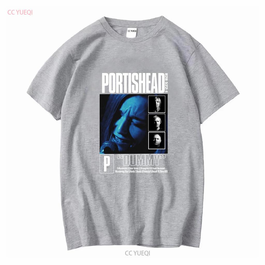 Portishead Dummy Vintage 90s T Shirt Rock Trip hop Band long or short sleeves vintage Washed Casual Slightly Comfortable