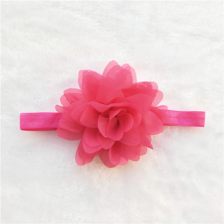 Korean Chiffon Flower Headband for Kids - 10cm Large Flower Hair Accessory