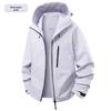 Unisex Hooded Windbreaker: Spring/Autumn Outdoor Sports Jacket and Mountaineering Coat
