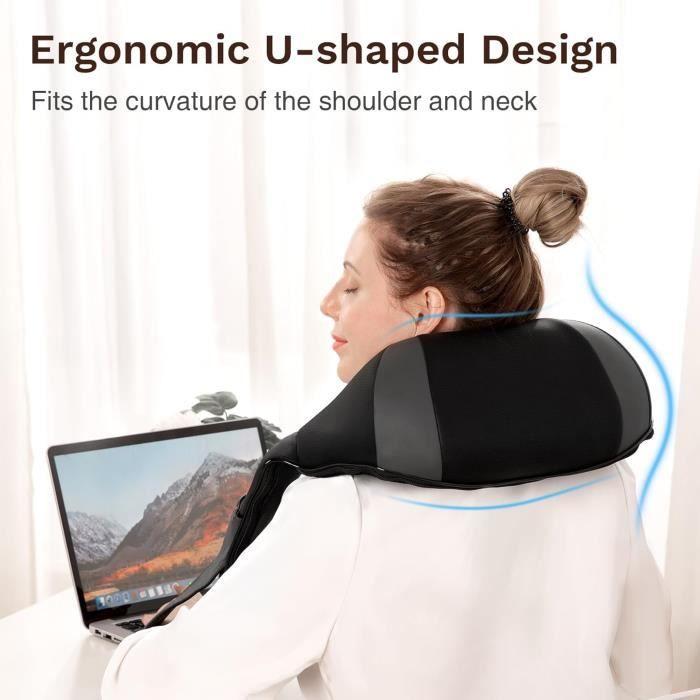 Neck Massager - Generic - Curecure - Electric - Heating - 3 Adjustable Speeds