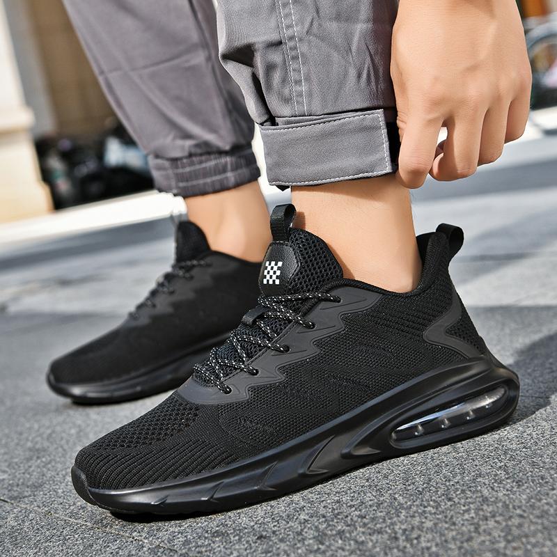 Fashion Running Shoes Shock-absorbing Sneakers 48 Mens Shoes Air Cushion Trendy Breathable Soft Sole Mens Casual Sports Shoes Shoes