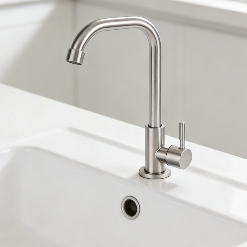 Energy Saving Kitchen Faucet Stainless Steel Water Purifier Health Water Tap