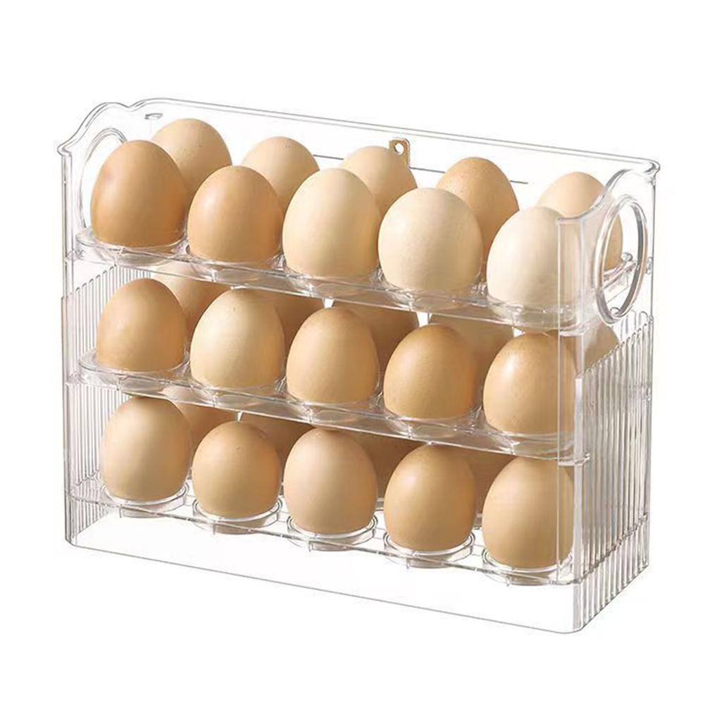 Kitchen Egg Tray Automatic Egg Storage Kitchen Organization Countertop Use Hygiene Maintenance For Kitchen Use прозрачный 1590₽