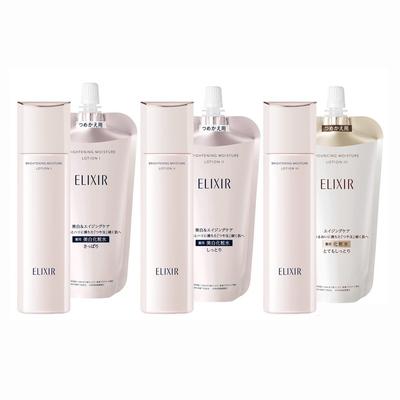 Shiseido Elixir White Brightening Lotion WT  I Refresh  II Moist  III Rich Moist 170mL  150mL Refill