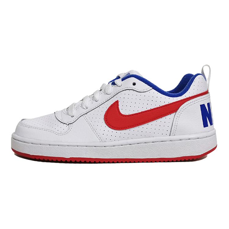 New Nike Court Borough Low White Blue Red GS DM2420-164