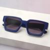 New simple thick frame square glasses trendy personalized sunglasses concave photo sunglasses women